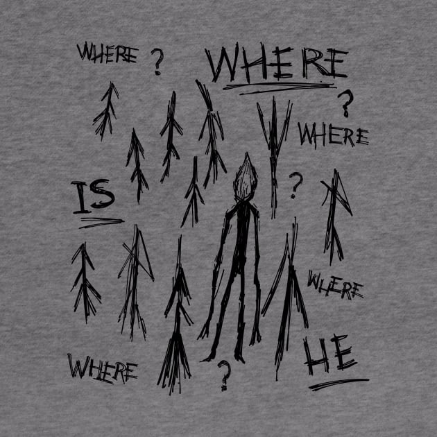 Tracking the Elusive Slender Man: A Quest for Answers by Holymayo Tee